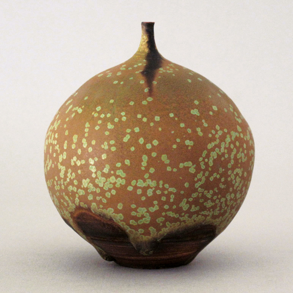 5 Dark olive with crystals round Feelie, 4 in. (10 cm) in height, 1960s.