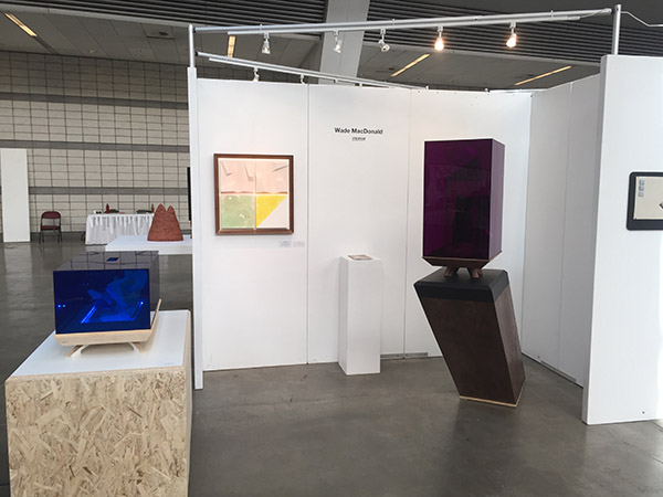 NCECA 2018 Emerging Artist Wade MacDonald's exhibit.