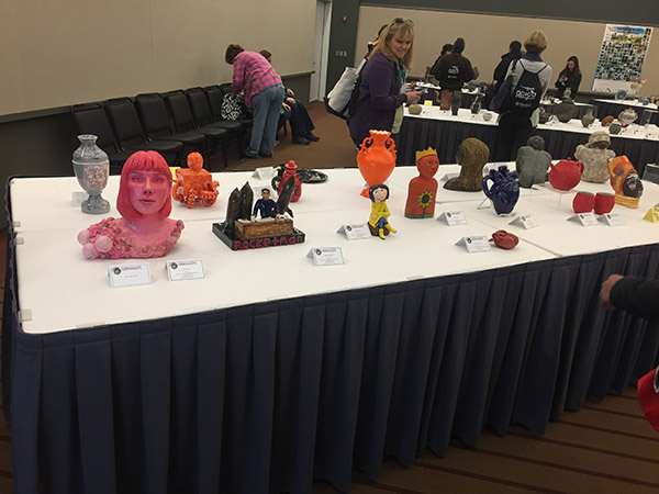 Selection of work from the K-12 Exhibition.
