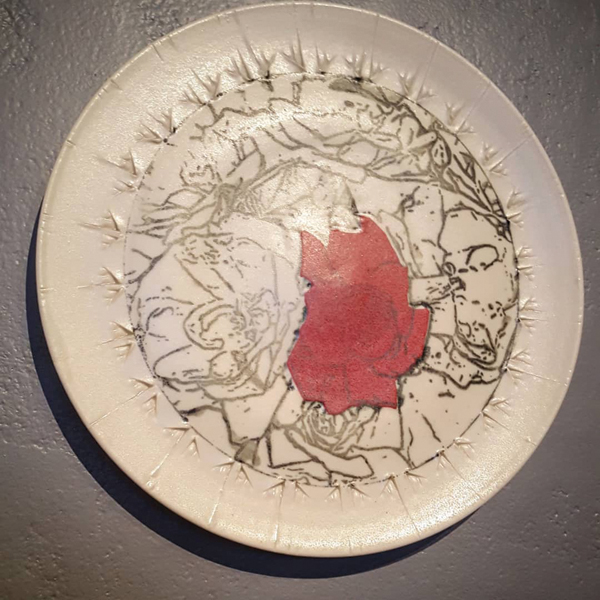 3 Detail of plate titled Park of Roses.