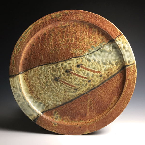 6 Platter, 14 in. (36 cm) in diameter, stoneware, 2017.