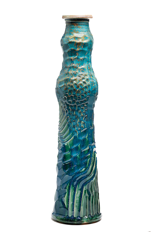 7 Cynthia Bringle’s tall vase.