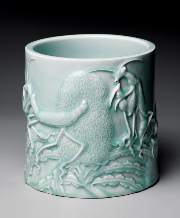 6 Roger Law’s brush pot.