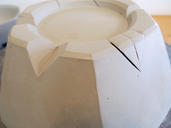 11 Measure cuts in the foot, then cut them out using a sharp knife.