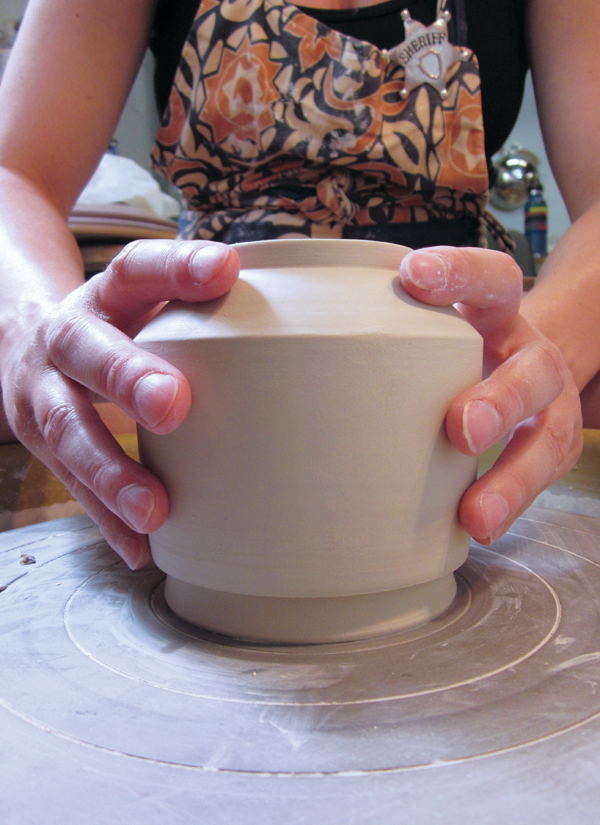 4 The two layers should have a gap at the rims—less than a ½ inch when nested.