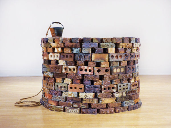 2 Horacio Casillas’ Community Well, 5 ft. (1.5 m) in diameter, ceramic, 2018.