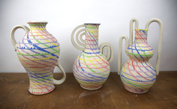 5 Handle explorations on a studio research day. 
