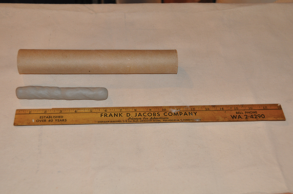Fig 1 Gather supplies and roll a 1-inch coil.