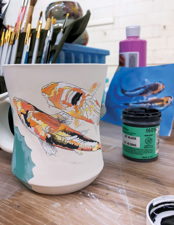 5 Start with an opaque base layer, then apply layers of diluted washes over top.