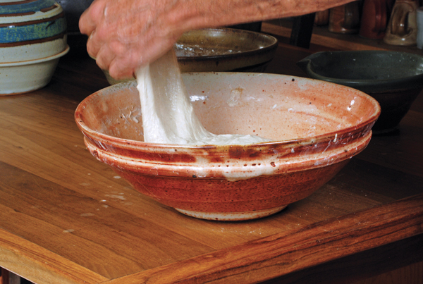 11 Gluten is formed by periodic stretching of the bread dough.
