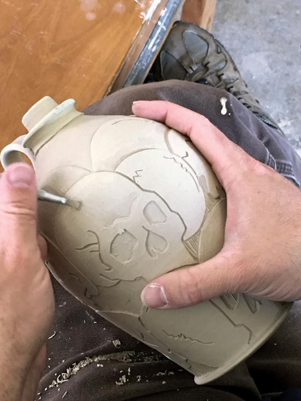 7 Continue to refine the image by softening and rounding edges and curves to suggest depth.