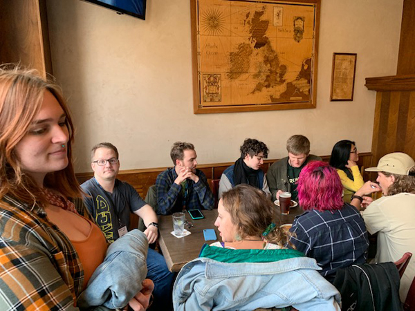 Lots of great conversations were had at the Meet & Greet.