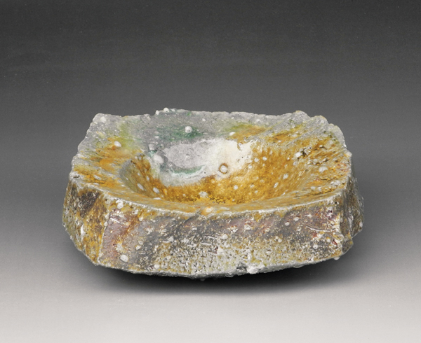 2 John Dix’s Stone Bowl, 8 in. (20 cm) in diameter, wood fired.