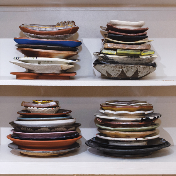 7 Culbertson’s collection of plates from 2014 to present. 