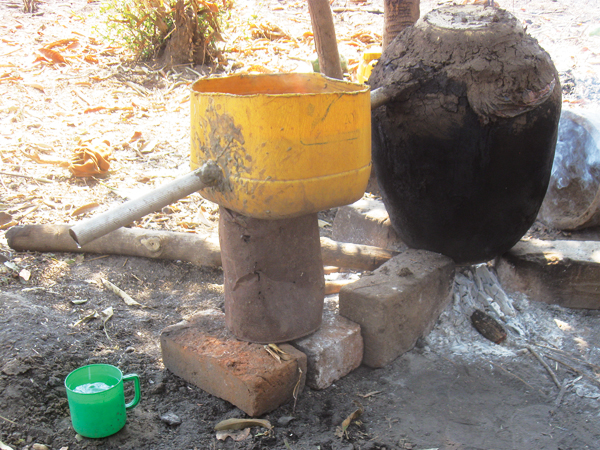 5 Sadly, many of the old clay pots have been converted into stills, simmering over a low fire and producing moonshine from a corn-based mash. 