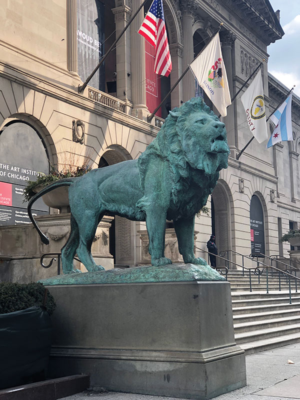 1 Exterior view of the Art Institute of Chicago.
