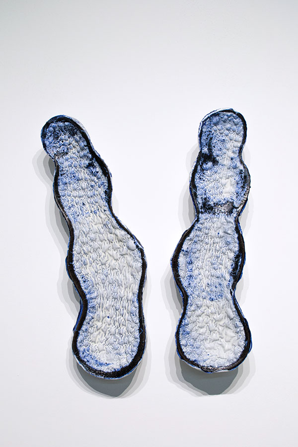 5 The Secret Hidden Within Each Being, 16 in. (41 cm) in height, stoneware, slip, glazes, 2018.