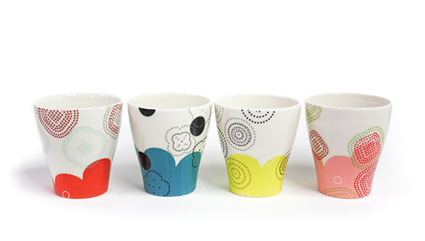 9 Meredith Host’s Dot Dot Dash Juice Cups, 2013.