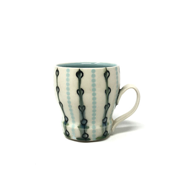 6 Paul Donnelly and Rain Harris’ collaborative mug, Jingdezhen, China, 2012.