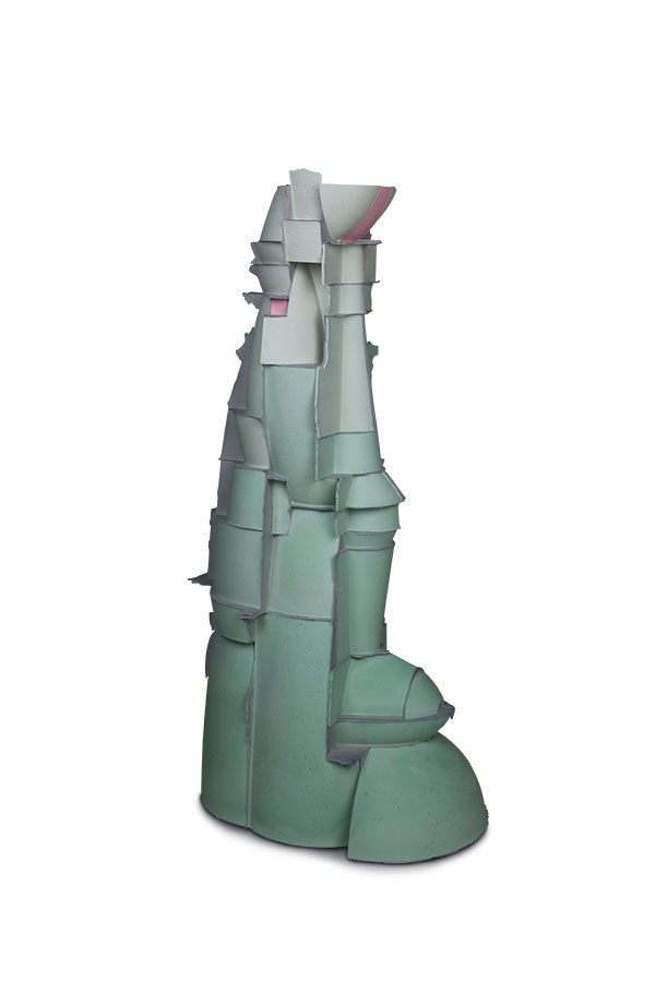 21 Vessel, 30 in. (76 cm) in height, slip-cast ceramic. All photos: Amanda Wilkey.