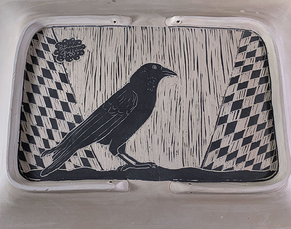 9 Use a variety of tools to create contrasting patterns that define and highlight specific areas.