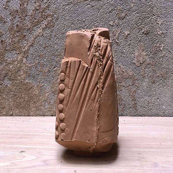 12 Reassemble by scoring and slipping, then camouflage the seam.