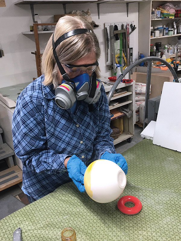 3 Safety gear: Eye goggles, vapor mask, nitrile gloves, and long sleeves. 
