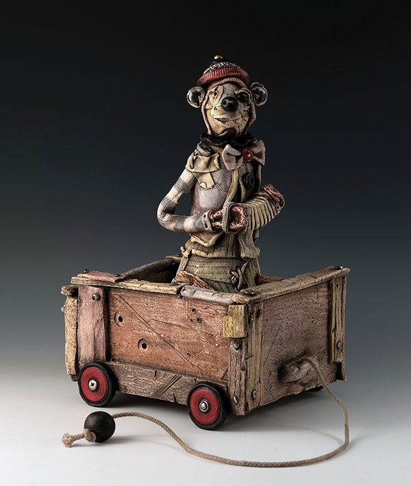 Ricardo, 14 in. (36 cm) in height, ceramic, 2018.