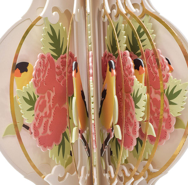 4 Bird Cage Book Vase (detail).