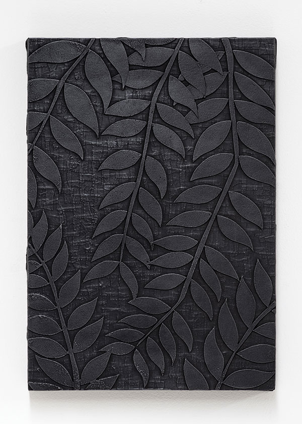 7 Mathew McConnell’s #27, 12 in. (30 cm) in height, earthenware, bone charcoal, graphite, 2018.