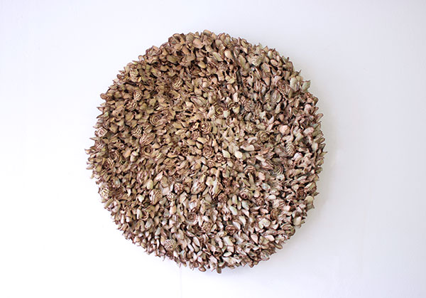 1 Alex Ferrante’s Beacon, 17 in. (43 cm) in diameter, stoneware.