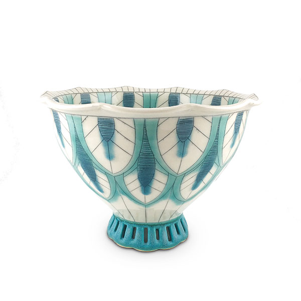 3 Porcelain vessel by Andrea Denniston.