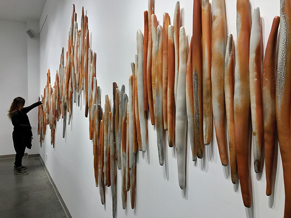 6 Viveka, installed at the Seymour Art Gallery, 2017. Photo: Cathie Ferguson.