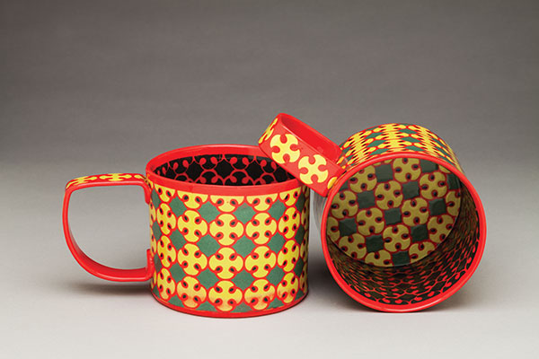 Cups, by Heidi Tarver.