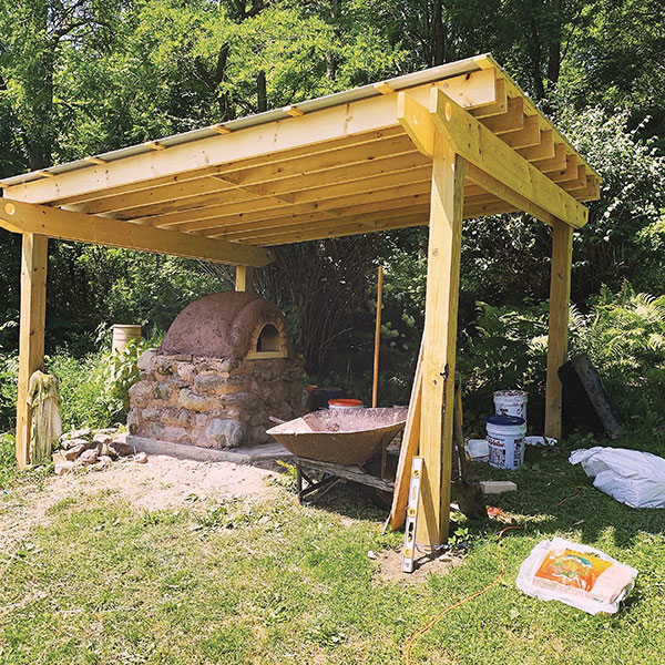 Jeremy Randall's wood-fired oven project