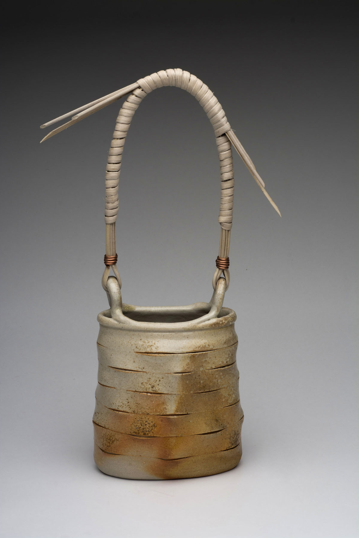 Barbara Banfield's cane handle basket. 