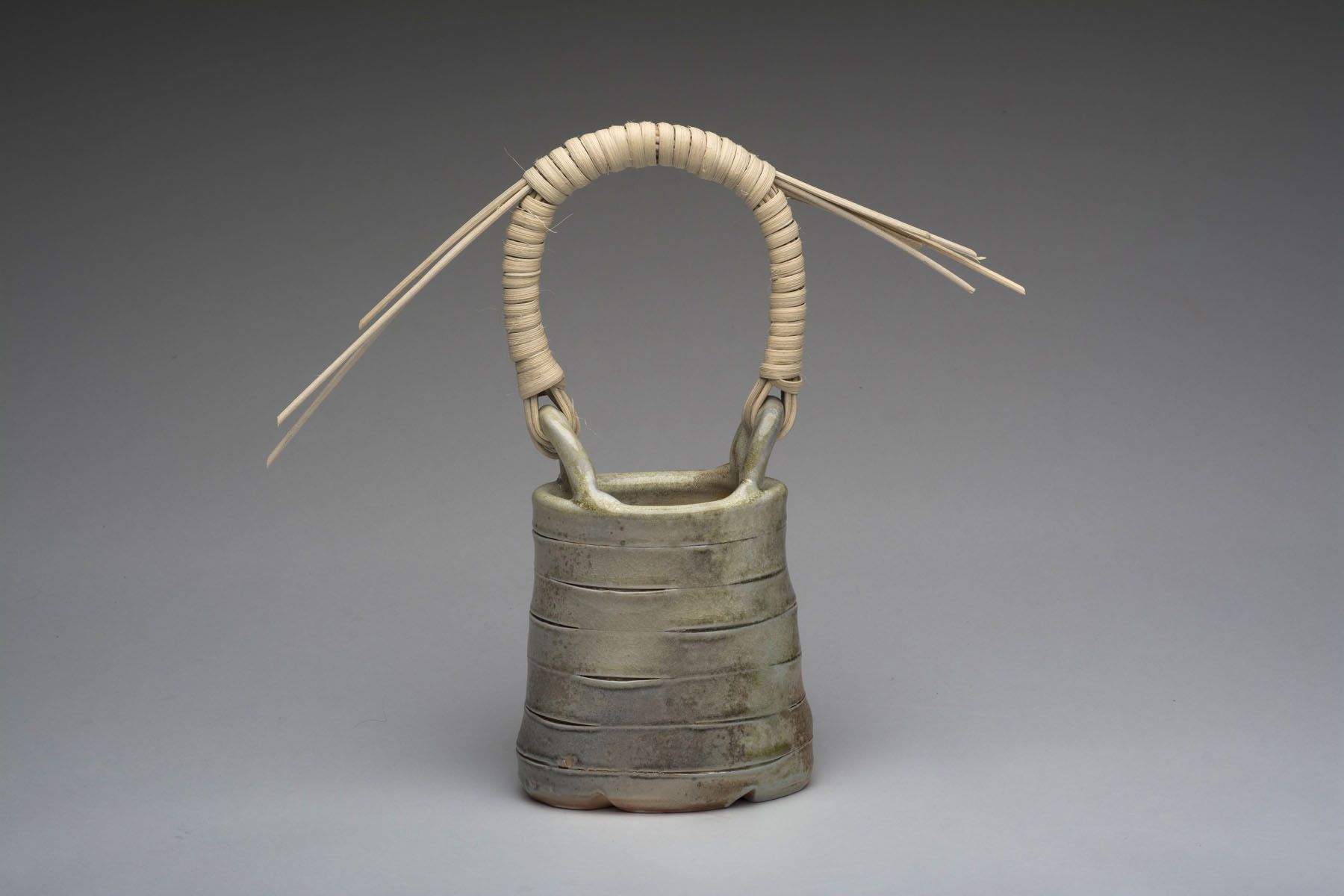 Barbara Banfield's cane handle basket. 