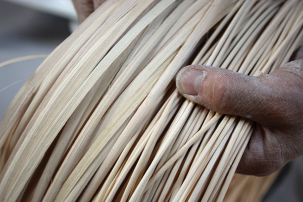 11 The two the most commonly used cane for handle making are the ¼-inch flat reed and the round reed.