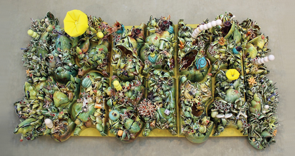 1 Susan Beiner’s Synthetic Reality, porcelain, foam, wood panels, 2008.