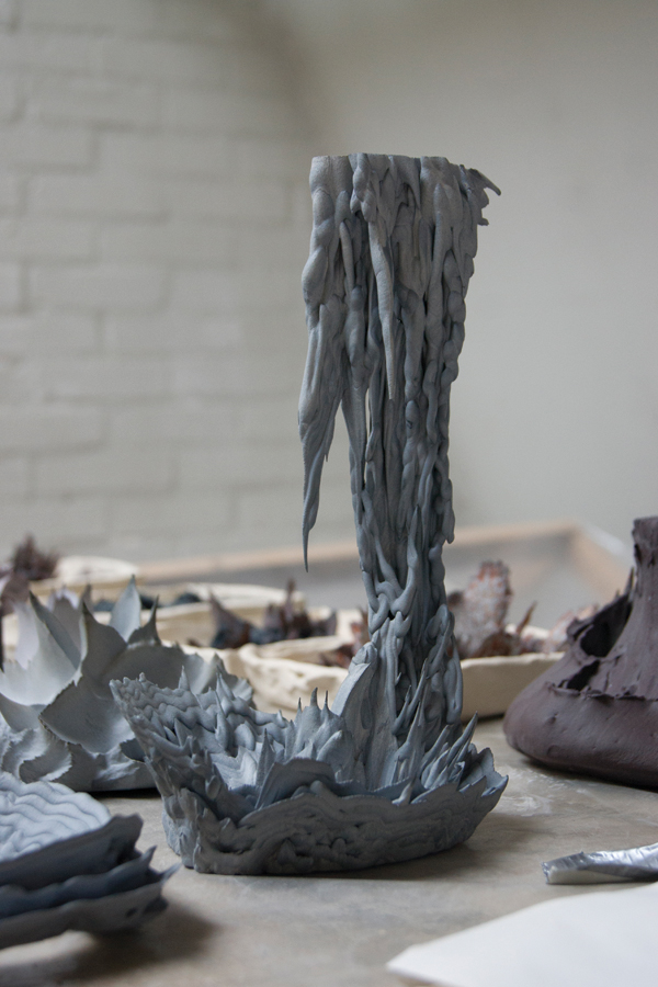 3 Dragonstone sculptural form made by combining two pieces together.