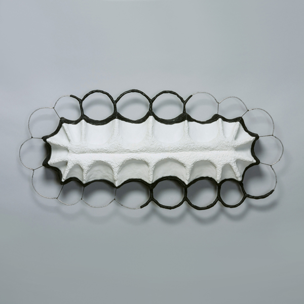 1 Allan Rosenbaum’s Sluice, 3 ft. 5 in. (1 m) in width, epoxy clay, polystyrene, wire, 2013. Photo: Taylor Dabney.