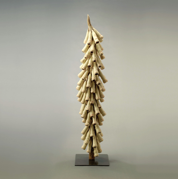 1 Leigh Taylor Mickelson’s LURE, 4 ft. 5 in. (1.35 m) in height, porcelain, glaze, steel.