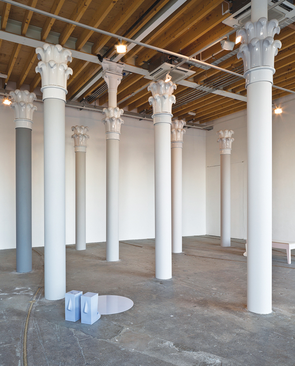 3 James Rigler’s At Every Fading of the Stars and Ten Columns, from the installation at Tramware, Glasgow, 2015.