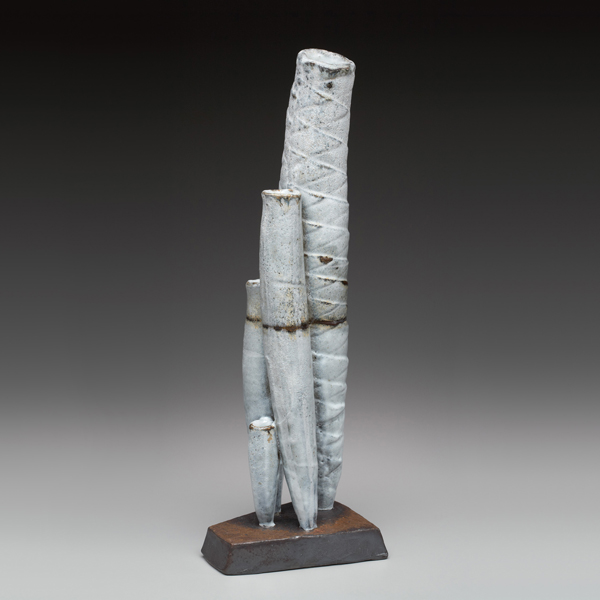 2 Jan McKeachie Johnston’s Absalom Vase, 20 in. (51 cm) in height, stoneware, 2013.