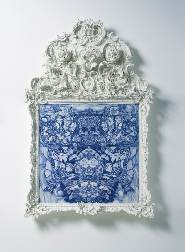 1 Katsuyo Aoki’s Trolldom, 6 ft. (1.8 m) in height, porcelain, 2015. Photo: Marco Suemasa.
