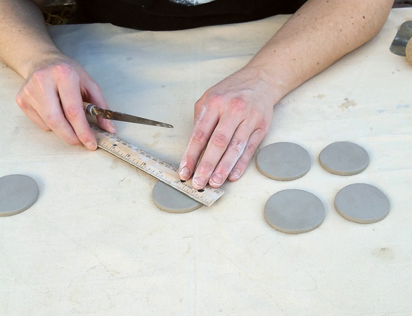 2 One circle will be the base and the additional circles can be cut to fit on the base.