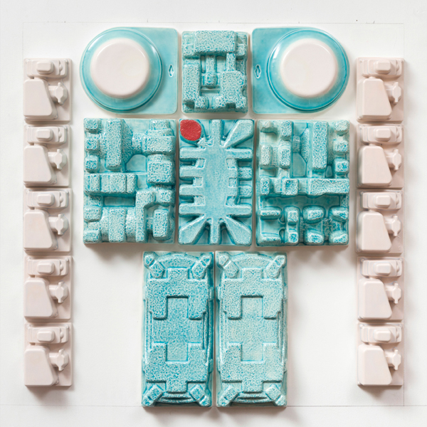 2 Patricia Camet’s Viracocha, painted ceramic, 2013.