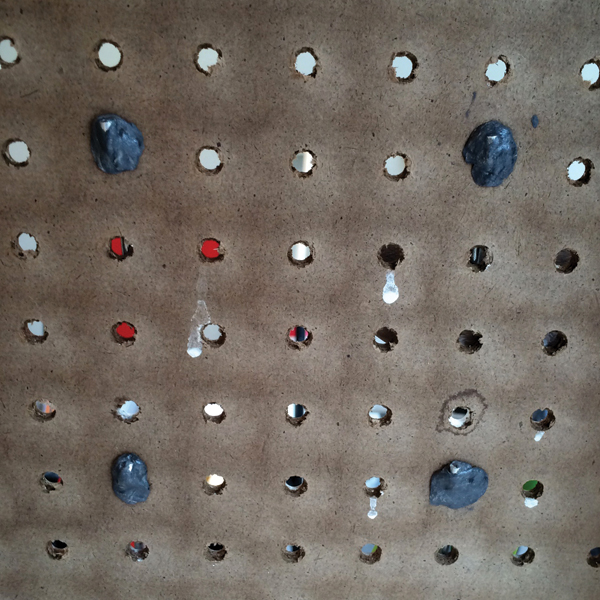 3 Alternate view: After hanging the hooks and testing their functionality, use epoxy putty to secure the hooks in place from both the front side and the back. 
